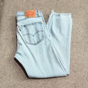 Levi's Men's Straight Jeans in Light Blue